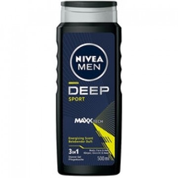 Deep Sport Men Body, Face & Hair Shower Gel - Sprchový gel na obličej, tělo i vlasy pro muže