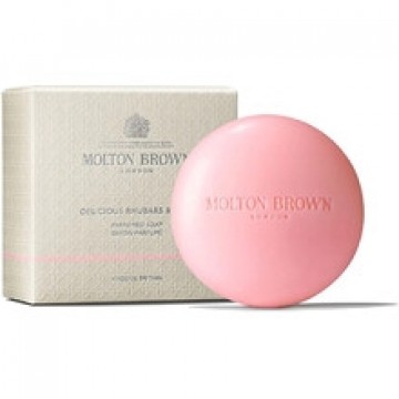 Molton Brown Delicious Rhubarb & Rose Perfumed Soap - Tuhé mýdlo