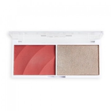 Makeup Revolution Colour Play Duo Palette - Blush palette and brighteners 5.8 g