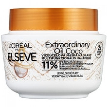 L'oreal Professionnel Paris Hair mask with coconut oil for normal to dry, Elseve hair Elseve Extraordinary Oil 300 ml