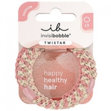 Invisibobble Twistar Blush Braids ( 3 ks ) - Gumičky do vlasů