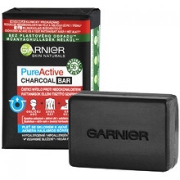 Garnier Pure Active Charcoal Bar - Cleansing soap against skin imperfections