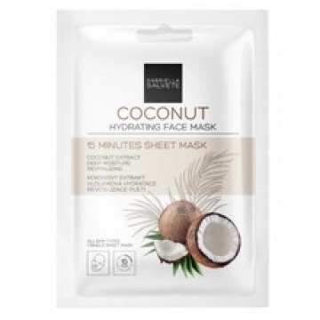 Gabriella Salvete Coconut Hydrating Sheet Face Mask (1 pc) - Moisturizing canvas face mask