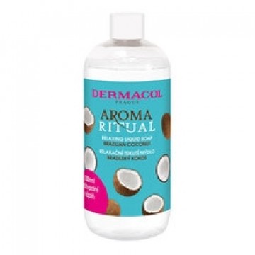 Dermacol Aroma Ritual Relaxing Liquid Soap (Brazilian Coconut) - Relaxing Liquid Soap (refill)