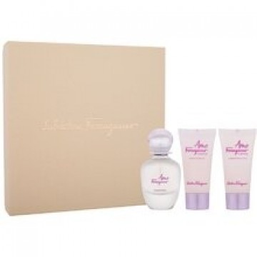 Salvatore Ferragamo Amo Ferragamo Flowerful Gift set EDT 50 ml, body lotion 50 ml and shower gel 50 ml