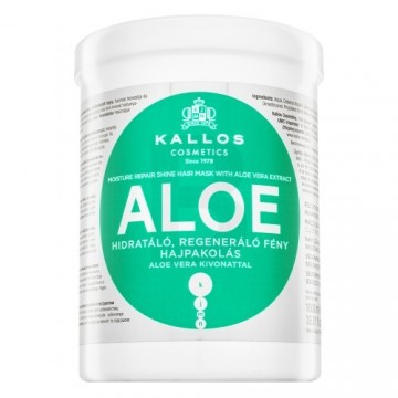 Kallos Aloe Aloe Moisture Repair Shine Hair Mask barojoša maska matu maigumam un spīdumam 1000 ml