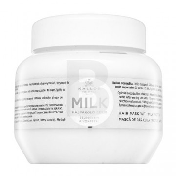 Kallos Milk Hair Mask stiprinoša maska ar mitrinošu efektu 275 ml