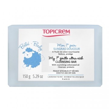 Topicrem Bébé Soap My 1st Gentle Ultra-Rich Cleansing Bar 150 g