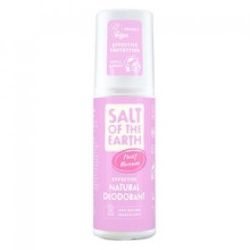 Salt-of-the-earth Peony Blossom Natural Deodorant - Natural mineral deodorant spray with the scent of peony