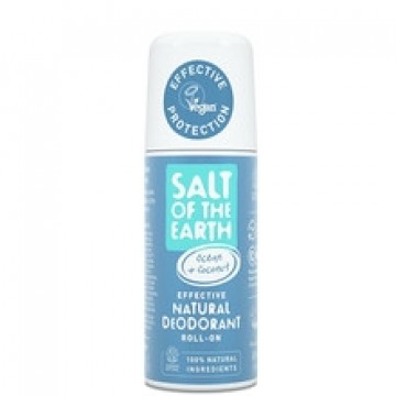 Salt-of-the-earth Natural Deodorant Roll-on ( ocean coconut  )