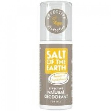 Salt-of-the-earth Amber Sandalwood Natural Deodorant - Natural deodorant spray with ambergris and sandalwood