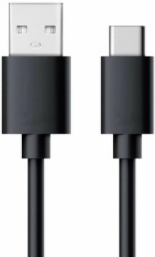 Kabelis Brackton USB-A Male - USB Type-C Male 0.5m 50W