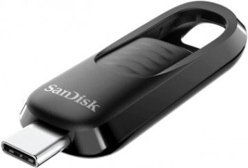 Zibatmiņa SanDisk Ultra Slider USB Type-C 128GB Black