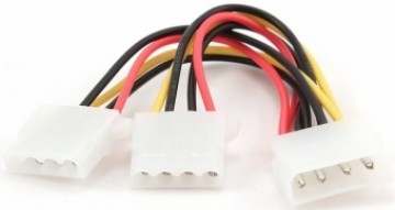 Kabelis Gembird 4pin molex * 2 4pin molex power