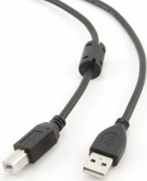 Kabelis Gembird USB Male - USB Male B 1.8m Black