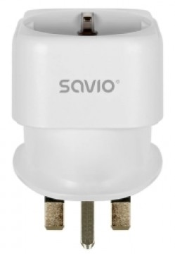 Strāvas adapteris SAVIO Travel adapter EU socket – UK plug