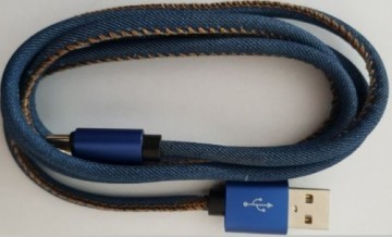 Cable Micro USB premium jeans 2 m