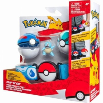 Pokemon Набор фигур Pokémon Clip 'N' Go - Squirtle 5 cm 5 Предметы