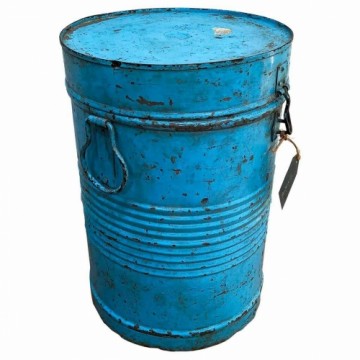 Decorative canister Alexandra House Living Blue Iron Traditional style 32 x 49 x 32 cm