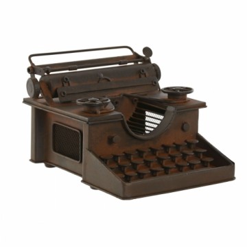 Decorative Figure Home ESPRIT Bronze Vintage Typewriter 15 x 18 x 12 cm