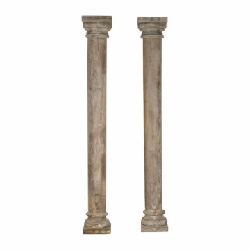 Garden statues Home ESPRIT Teak 40 x 40 x 287 cm Column