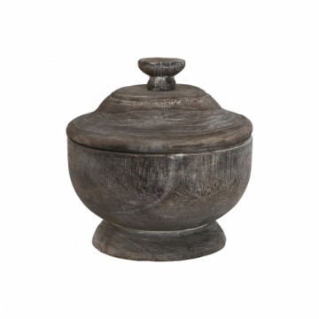 Tibor Home ESPRIT Dark grey Paolownia wood 20 x 20 x 20 cm