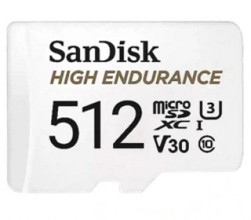 Atmiņas karte SanDisk High Endurance 4K 512GB + ADAPT