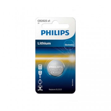 Battery PHILIPS CR2025 Lithium 1pc Blister