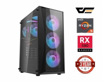 Mdata Gaming Ryzen 5 5600X 16GB 512GB SSD 1TB HDD RX580 NoOs