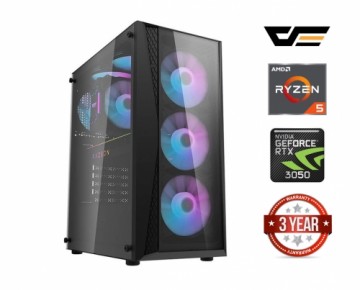 Mdata Gaming Ryzen 5 5600X 32GB 2TB SSD 1TB HDD RTX 3050 NoOS