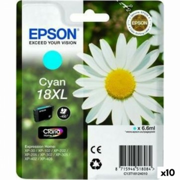 Картридж с оригинальными чернилами Epson Nº18XL Циановый (10 штук) (1 штук)