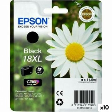 Original Ink Cartridge Epson Nº18XL Black (10 Units) (1 Unit)