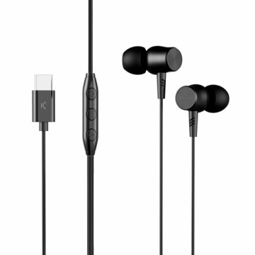 In ear headphones KSIX Melns