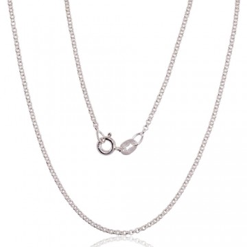 Silver chain Rollo 1 mm #2400144, Silver 925°, length: 50 cm, 2.6 gr.