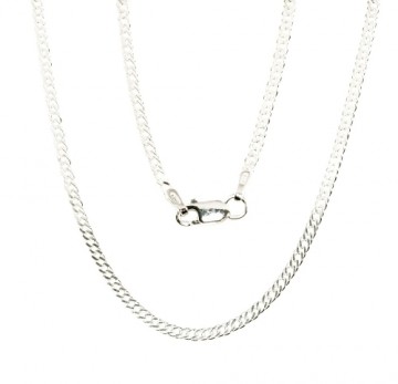 Silver chain Rombo 2 mm, diamond cut #2400079, Silver 925°, length: 70 cm, 4.9 gr.