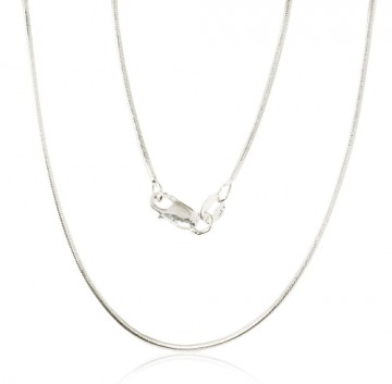 Silver chain Snake 1.1 mm #2400075, Silver 925°, length: 50 cm, 5.6 gr.