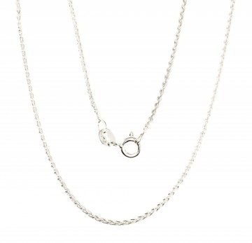 Silver chain Spiga 1,1 mm #2400074, Silver 925°, length: 42 cm, 2.7 gr.