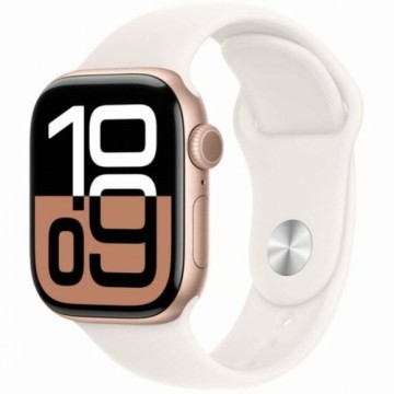 Vīriešu Pulkstenis Apple Series 10 GPS 42mm Rozā zelta