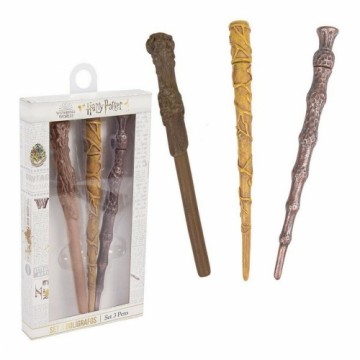 Lodīšu Pildspalvu Komplekts Harry Potter Brūns (3 pcs)