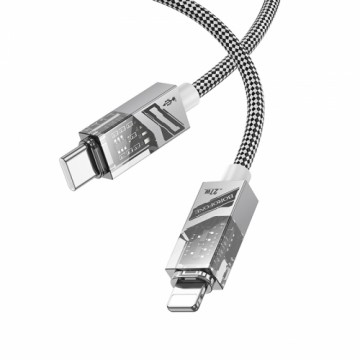 OEM Borofone Cable BU42 Octavia - Type C to Lightning - PD 27W 1,2 metres grey