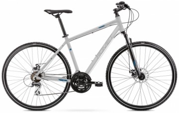 Velosipēds Romet Orkan 1 M 2024 silver-blue-19" / M