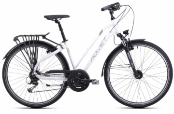 Velosipēds Romet Gazela 7 2024 white-gold-19" / L