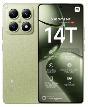 Xiaomi 14T 5G Смартфон 12GB / 512GB Lemon Green