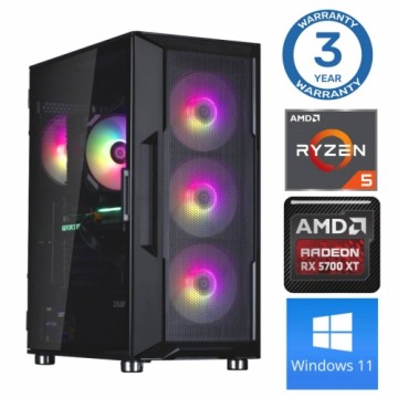 INTOP Ryzen 5 5600X 64GB 500SSD M.2 NVME RX5700 XT 8GB RX5700 WIN11