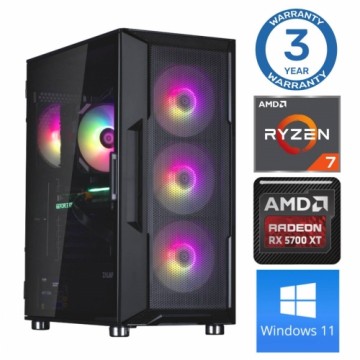 INTOP Ryzen 7 5700X 16GB 1TB SSD M.2 NVME+2TB RX5700 XT 8GB RX5700 WIN11