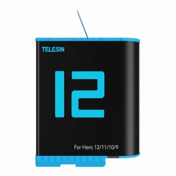 Battery Telesin for GoPro Hero 12 | Hero 11 | Hero 10 | Hero 9 (1750 mAh) - GP-BTR-901-D