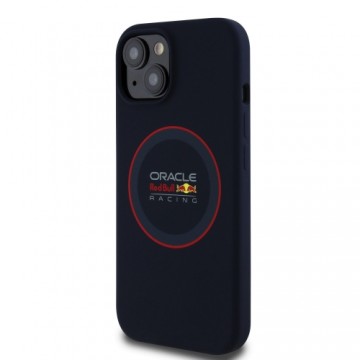 Red Bull Silicone Red Ring MagSafe Case for iPhone 15 Navy