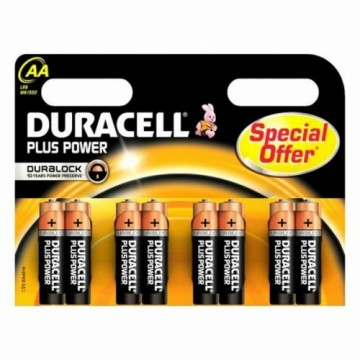 Alkaline baterijas DURACELL LR06 LR6 AA 1.5V (8 pcs)