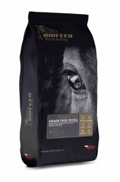 BIOFEED Horse&Pony Sensitive Grain Free Musli - feed mixture for horses with sensitive digestive system - 20kg