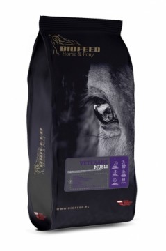 BIOFEED Horse&Pony Veterans Musli - feed mixture for older horses - 20kg